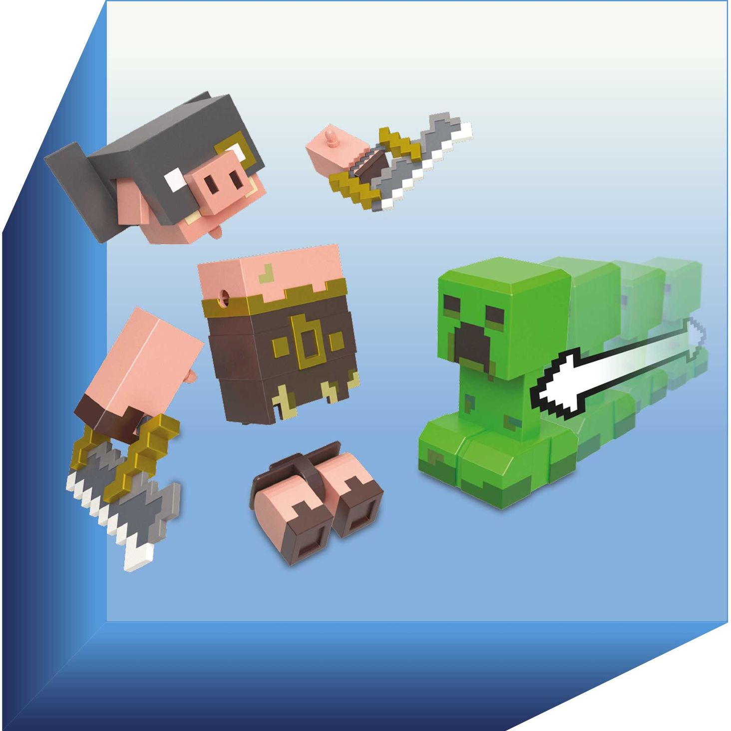 pikselowy styl Minecraft Legends