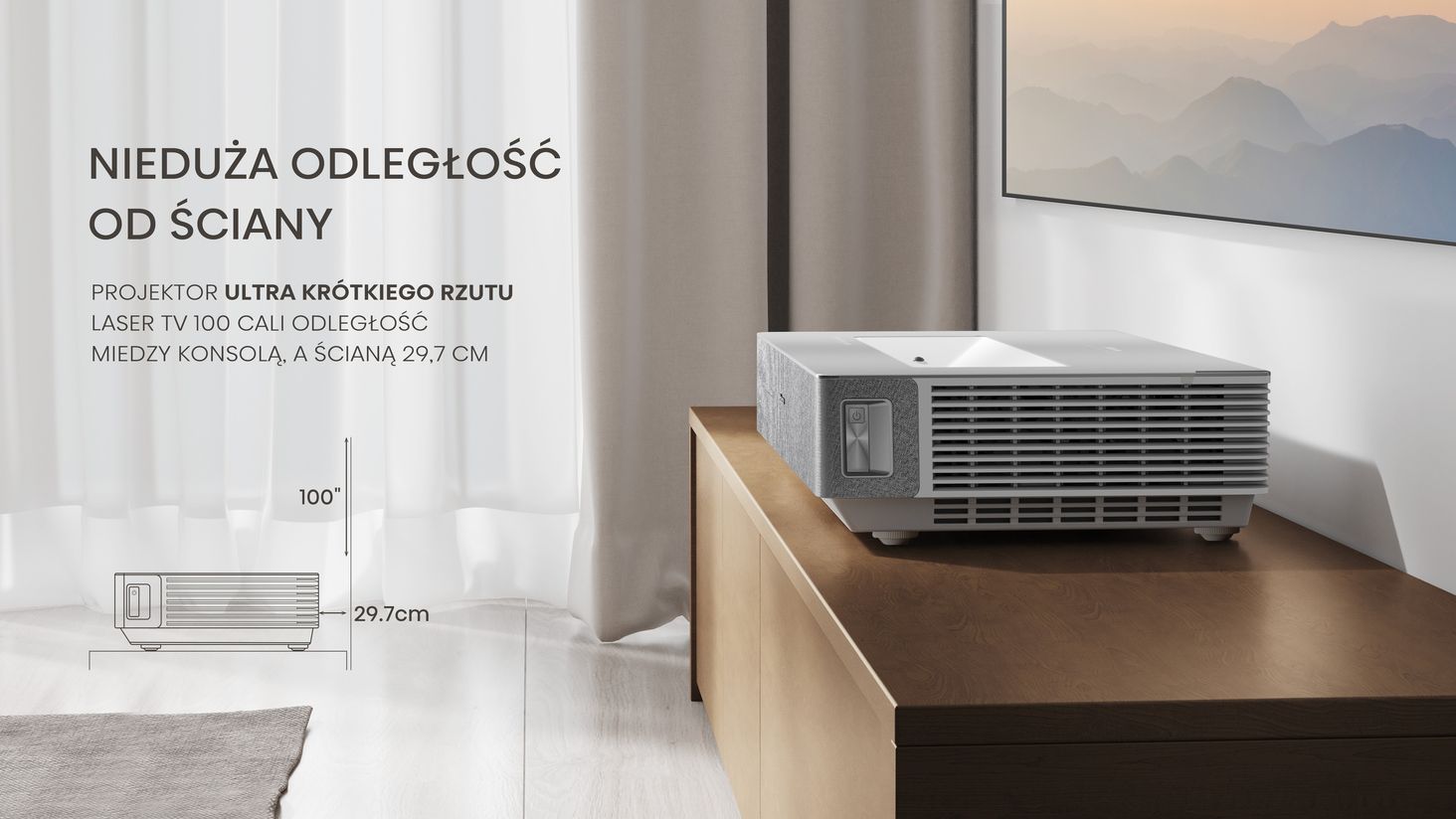 Hisense Ultra-Short-Throw-LASER-TV-100”