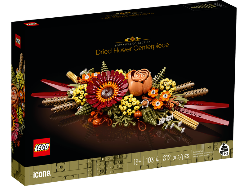 LEGO ICONS 10314 Stroik z suszonych kwiatów