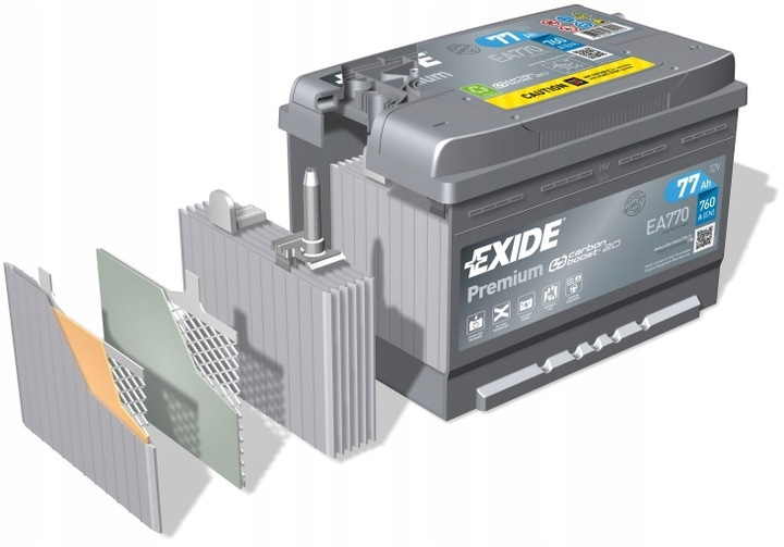 Exide Ea722 72Ah/720A Premium P+ - grafika 2