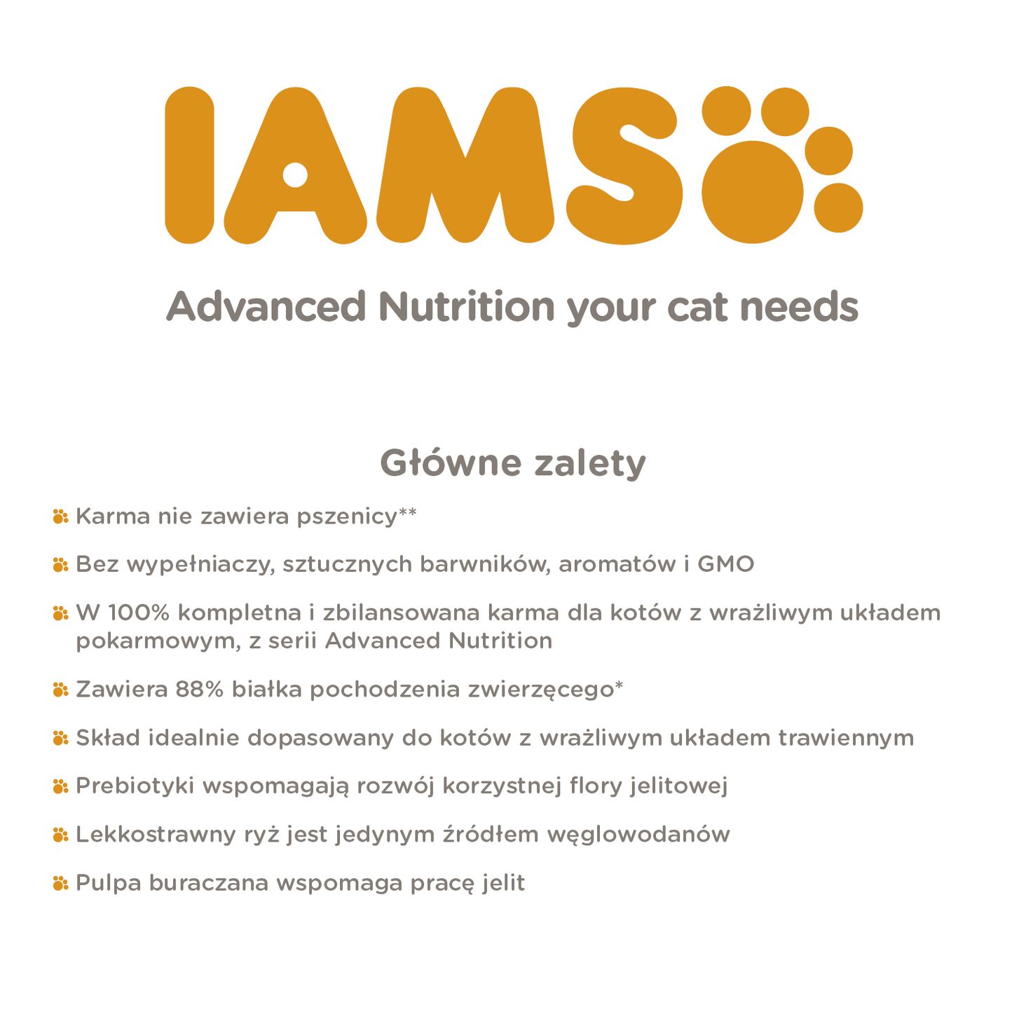 IAMS Zalety karmy
