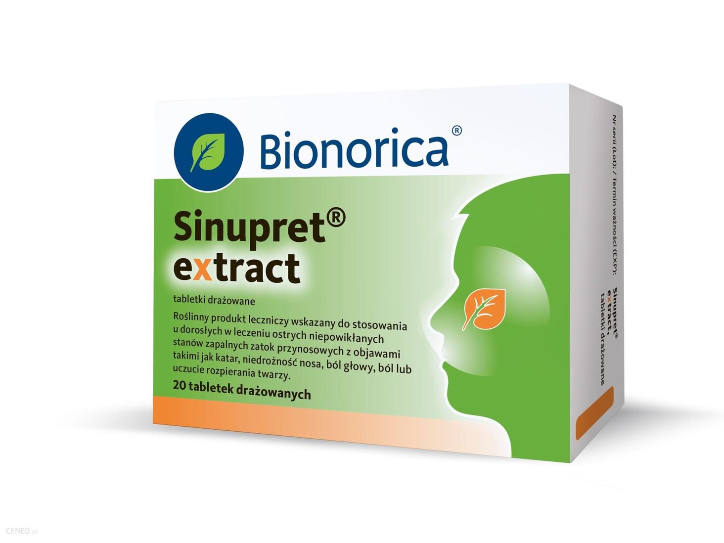 Sinupret Extract 20 tabletek Zdjęcie główne