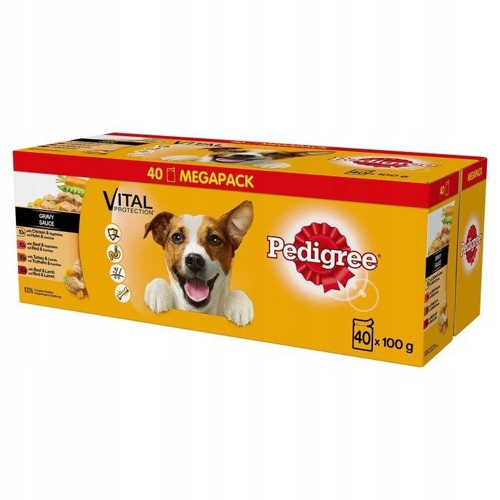 Pedigree Adult Saszetka Sos Mix Smaków 40X100G