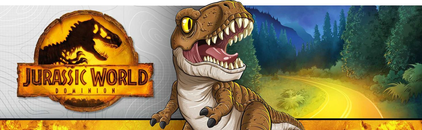 Imaginext Jurassic World Ryczący Gigadinozaur Potężny baner