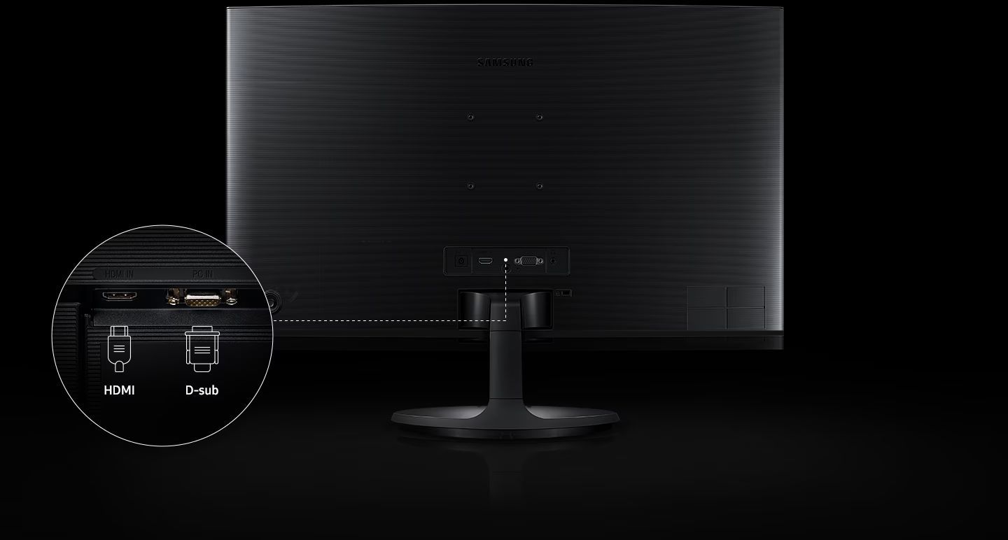 Złącza HDMI i D-Sub