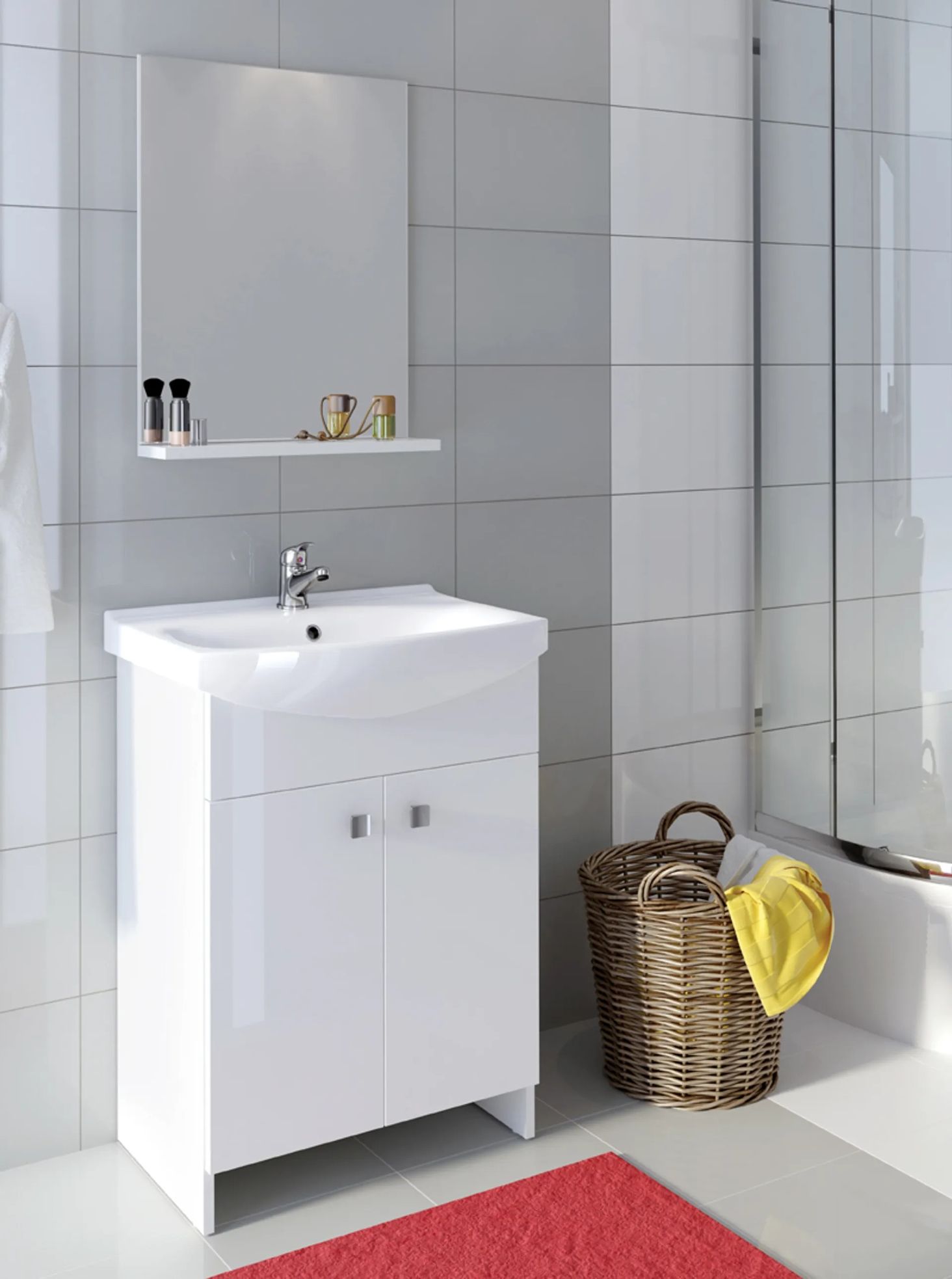 Cersanit Sati Biała 60 cm S567006 zdj lifestyle 2