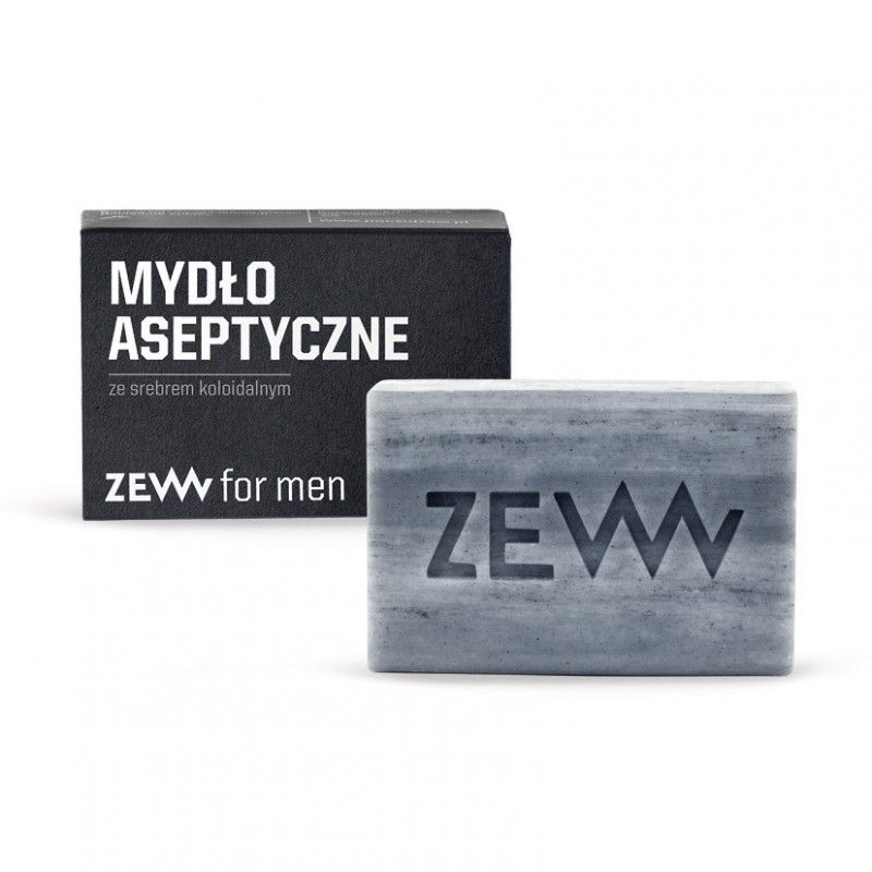 ZEW for men Mydło asetpyczne ze srebrem koloidalnym