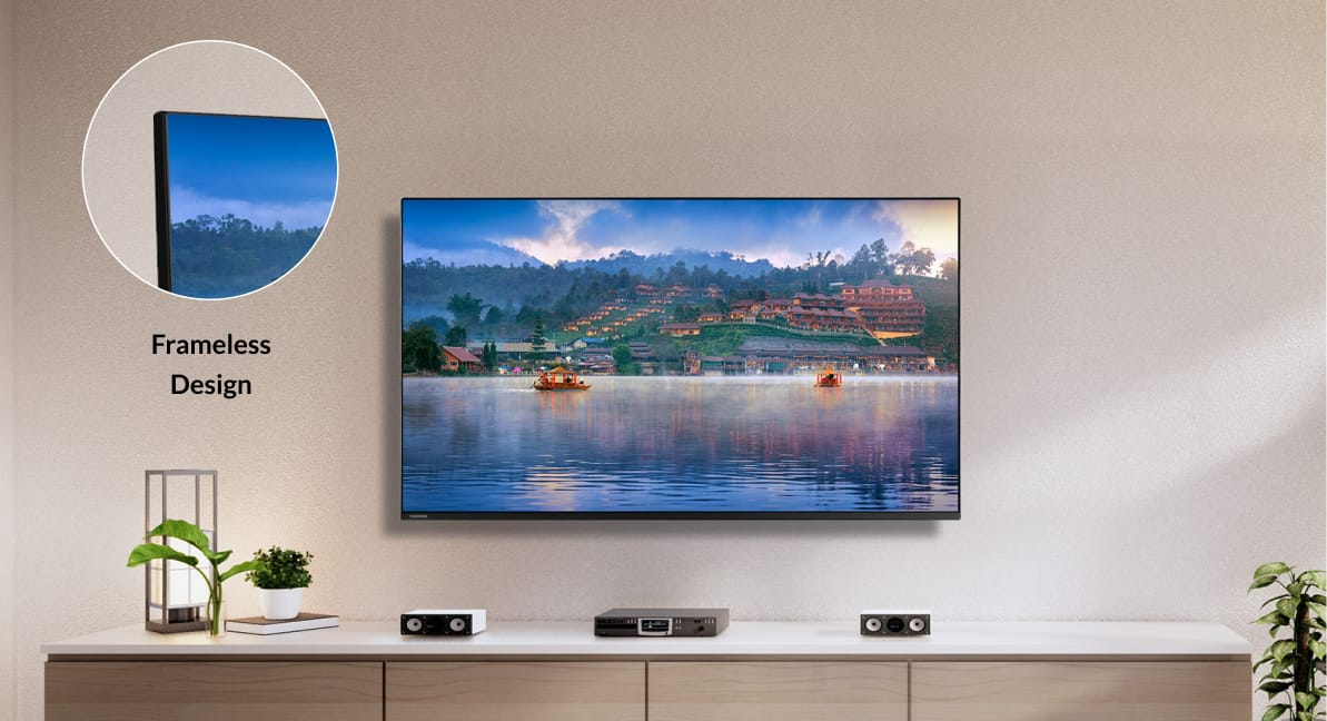 Toshiba 55UA3E63DG Bezramkowy design