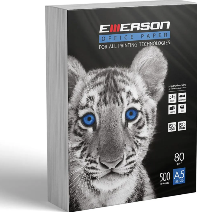 Emerson Papier Ksero Biały A5 80G Ryza 500 Arkuszy_2