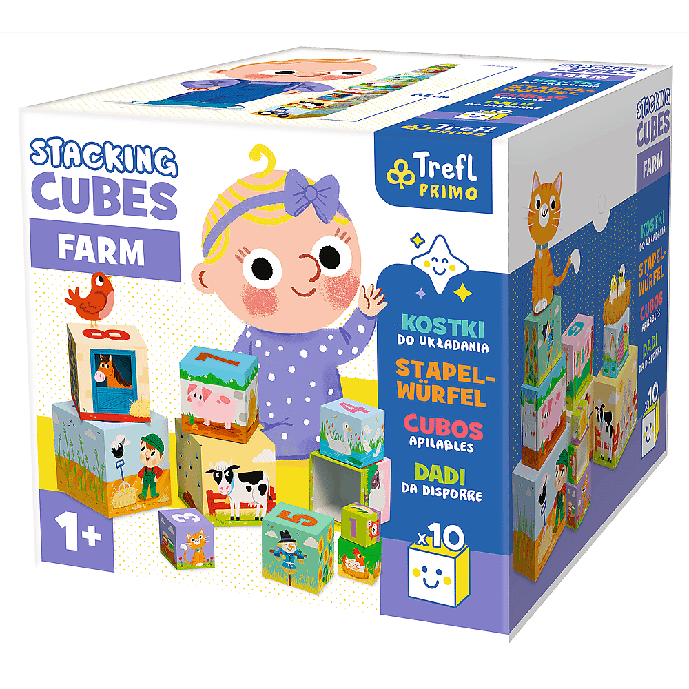 Trefl Kostka Do Układania Farma 61795