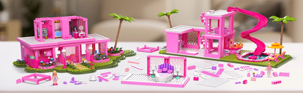 Barbie DreamHouse inspirowany filmem „Barbie” bottom