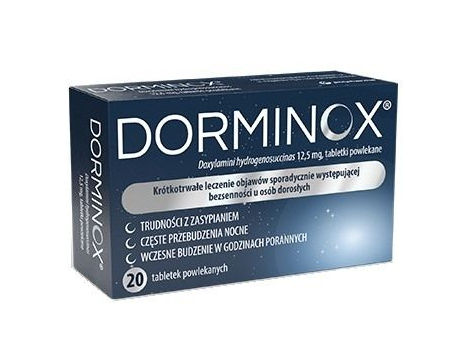 Polpharma Dorminox 12,5 mg x 14 tabl. powl.