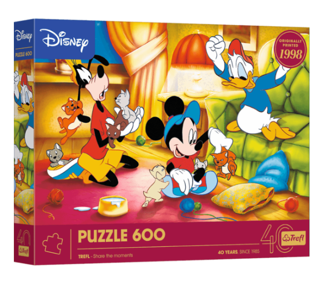Trefl Puzzle 600el. Myszka Miki i Przyjaciele 37601