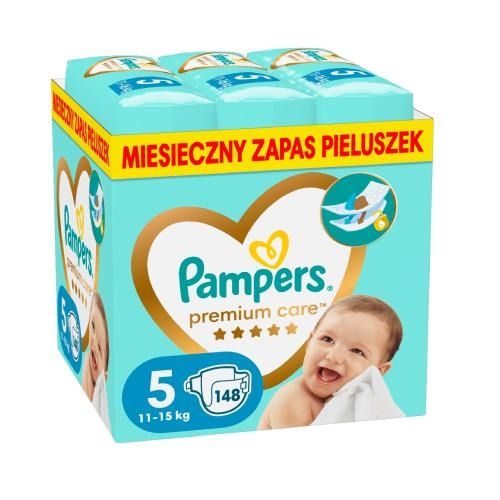 Pampers Premium Care 5, 11-15 kg 148szt.