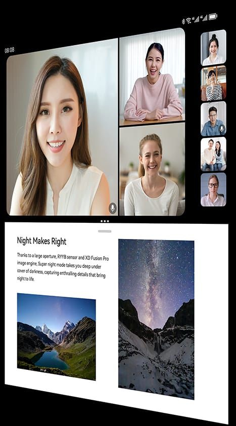 HUAWEI Mate X3 - podział ekranu