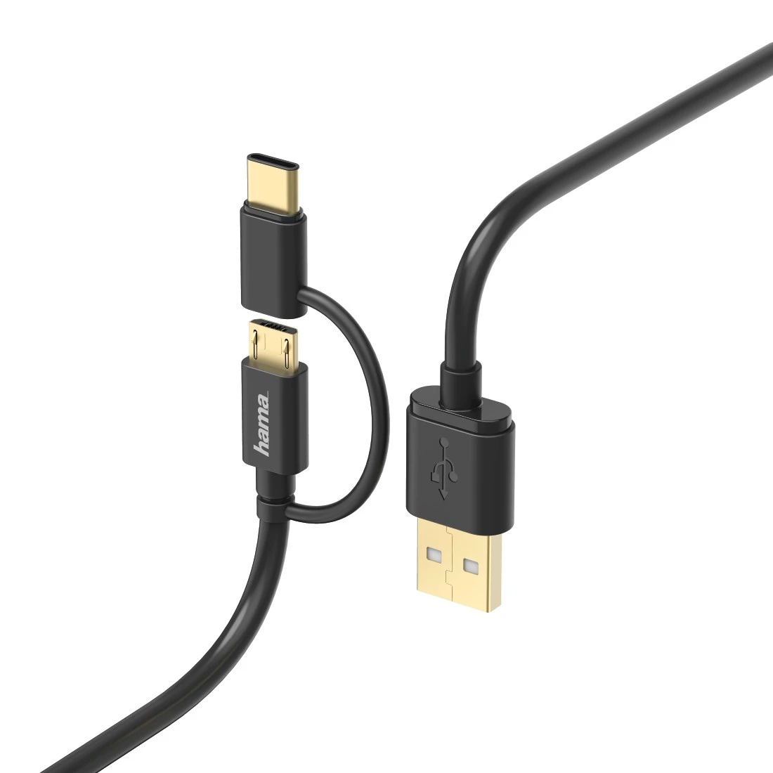 Hama Kabel mikro USB 2w1 z adapterem