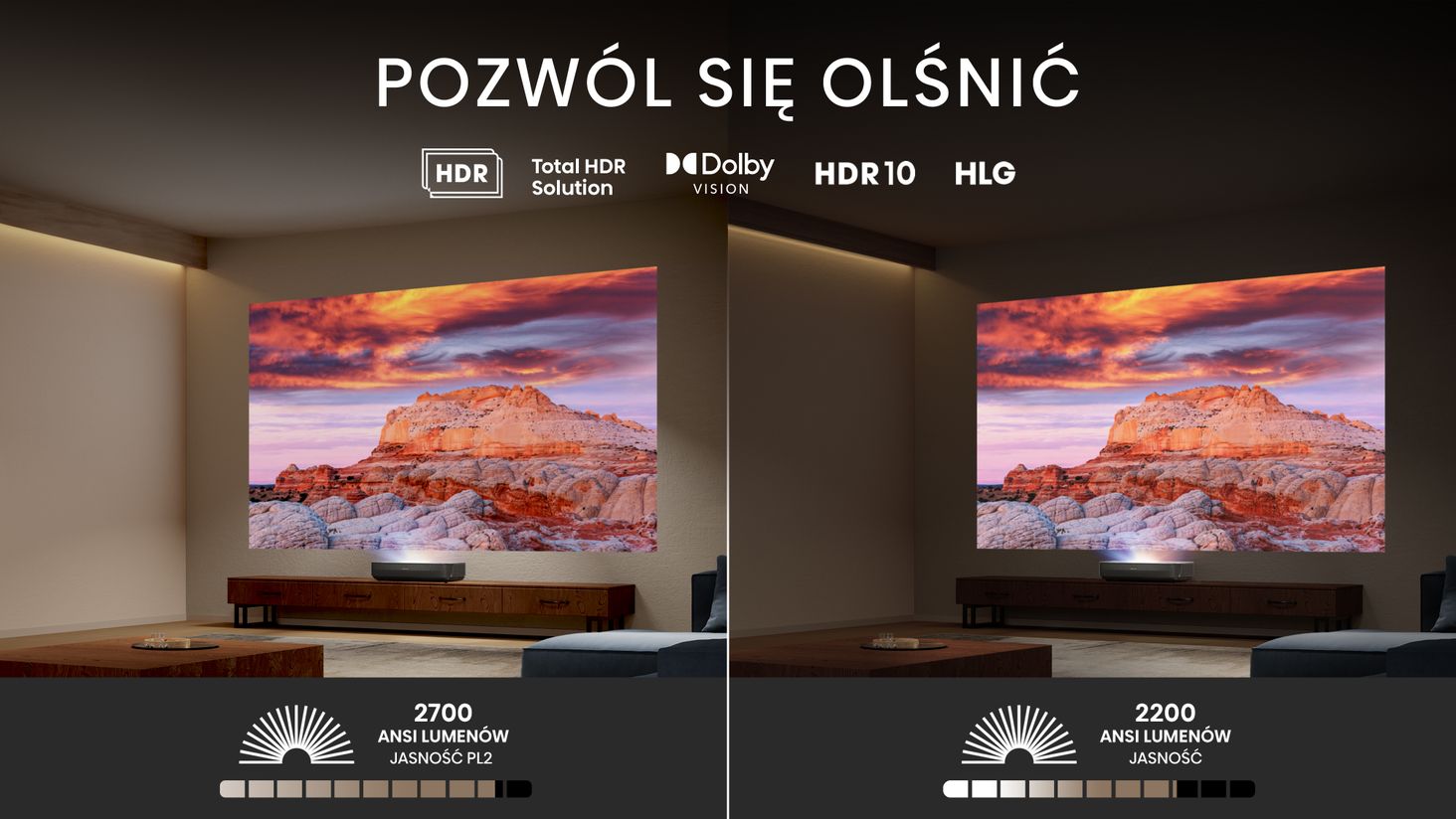 Hisense 2700-Lumens-Brightness
