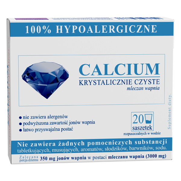 Calcium Krystalicznie Czyste 20 saszetek
