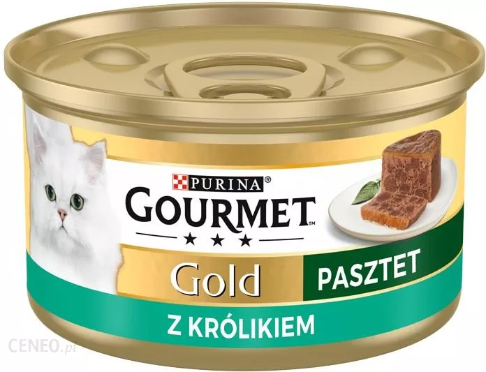 GOURMET GOLD Pasztet z kawałkami królika 24x85g puszka