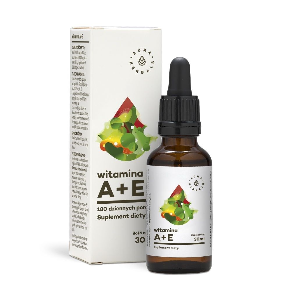 Aura Herbals Witamina A + E w kroplach