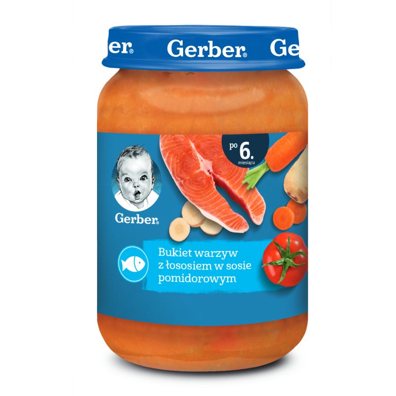 Gerber Obiadek Bukiet Warzyw Z Łososiem - 1