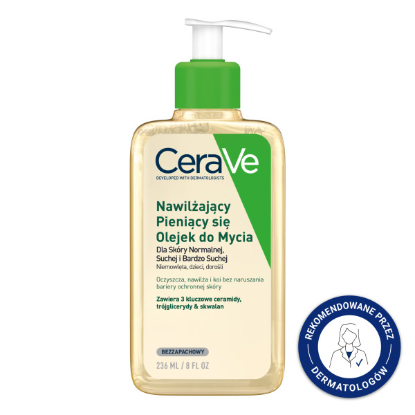 CeraVe Nawilżający Pieniący się Olejek do mycia 236ml