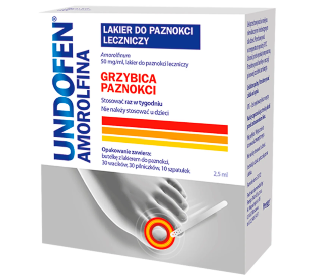 Undofen Amorolfina lakier do paznokci 50mg 2,5ml - 1