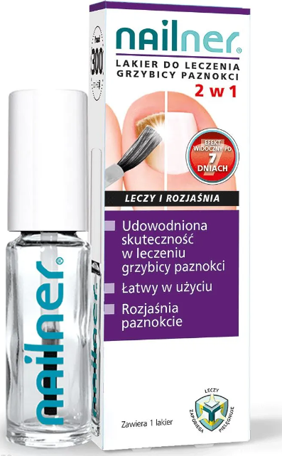 Nailner lakier do leczenia grzybicy paznokci 2w1 5ml - 1
