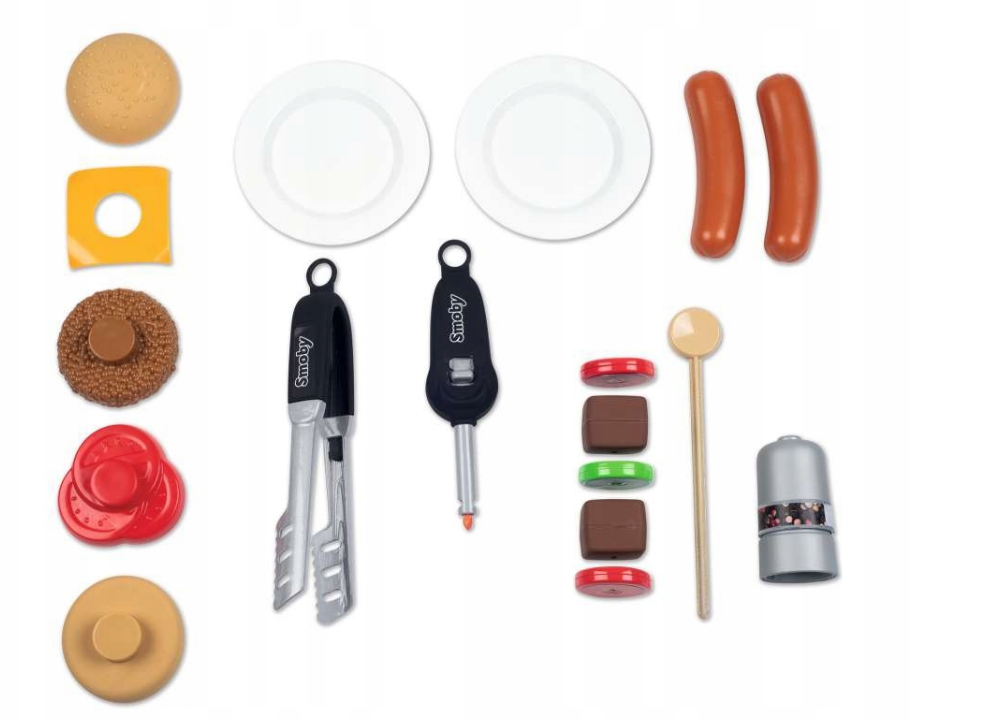 Smoby Grill Ogrodowy Dla Dzieci Barbecue 18 Akcesoriów