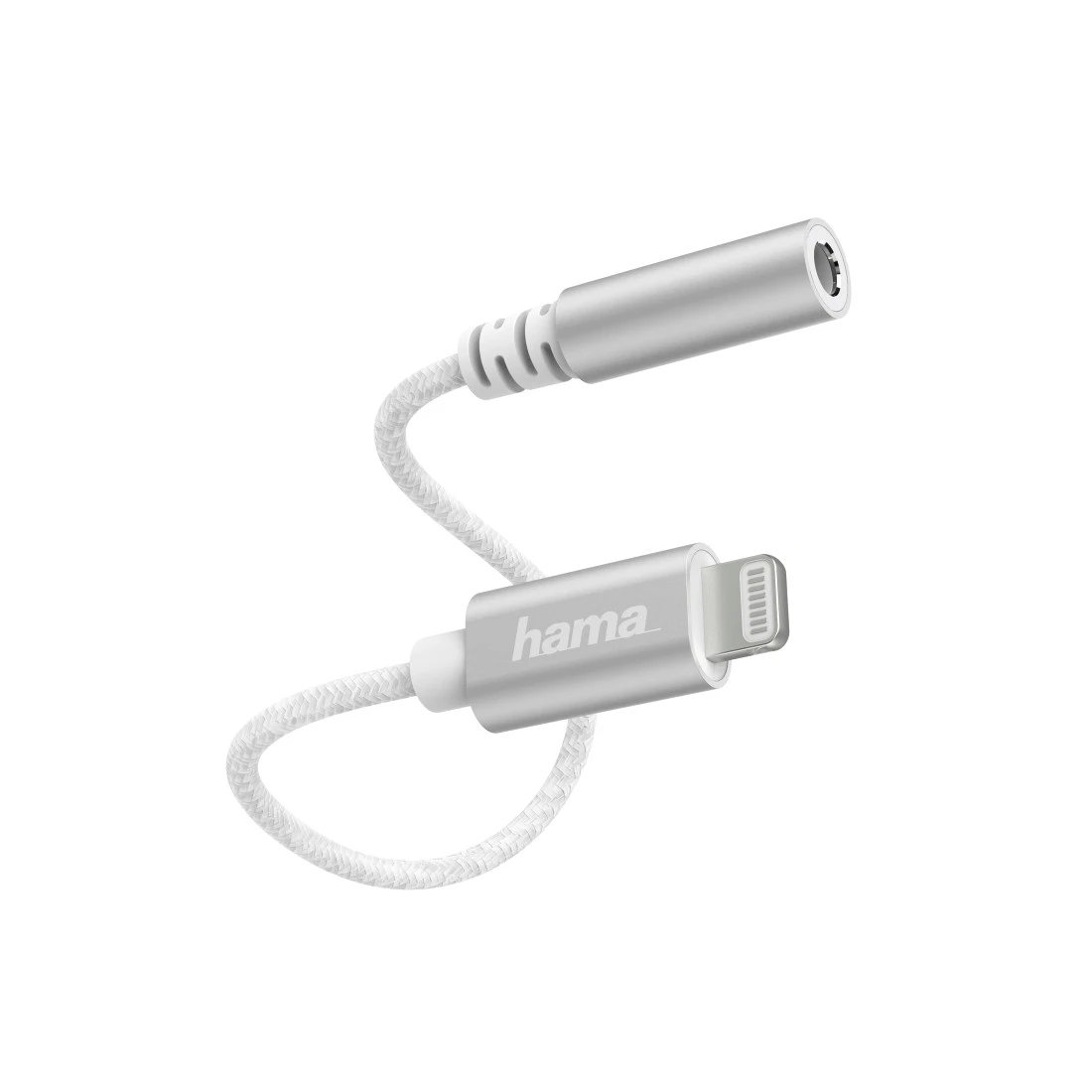 Hama Adapter Lightning do gniazdka audio 3,5 mm, biały