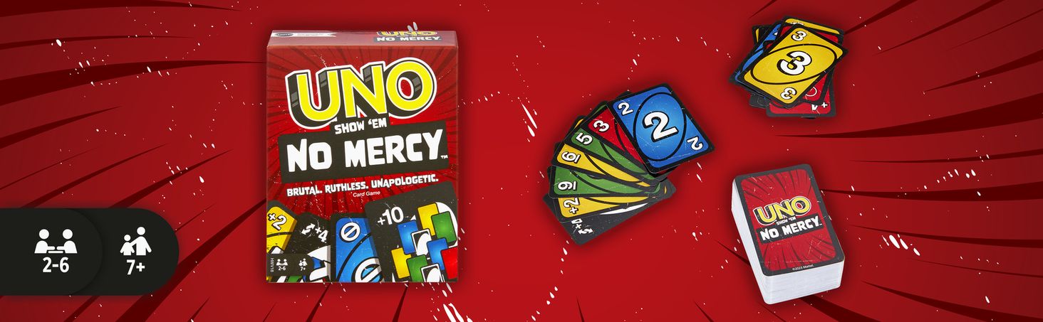 Mattel UNO No Mercy Bez litości Gra