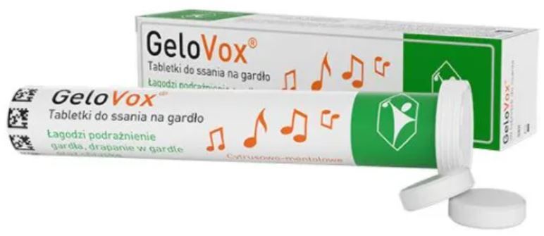 Siroscan Gelovox 20tabl Cytrynowo-Mentolowy - 1