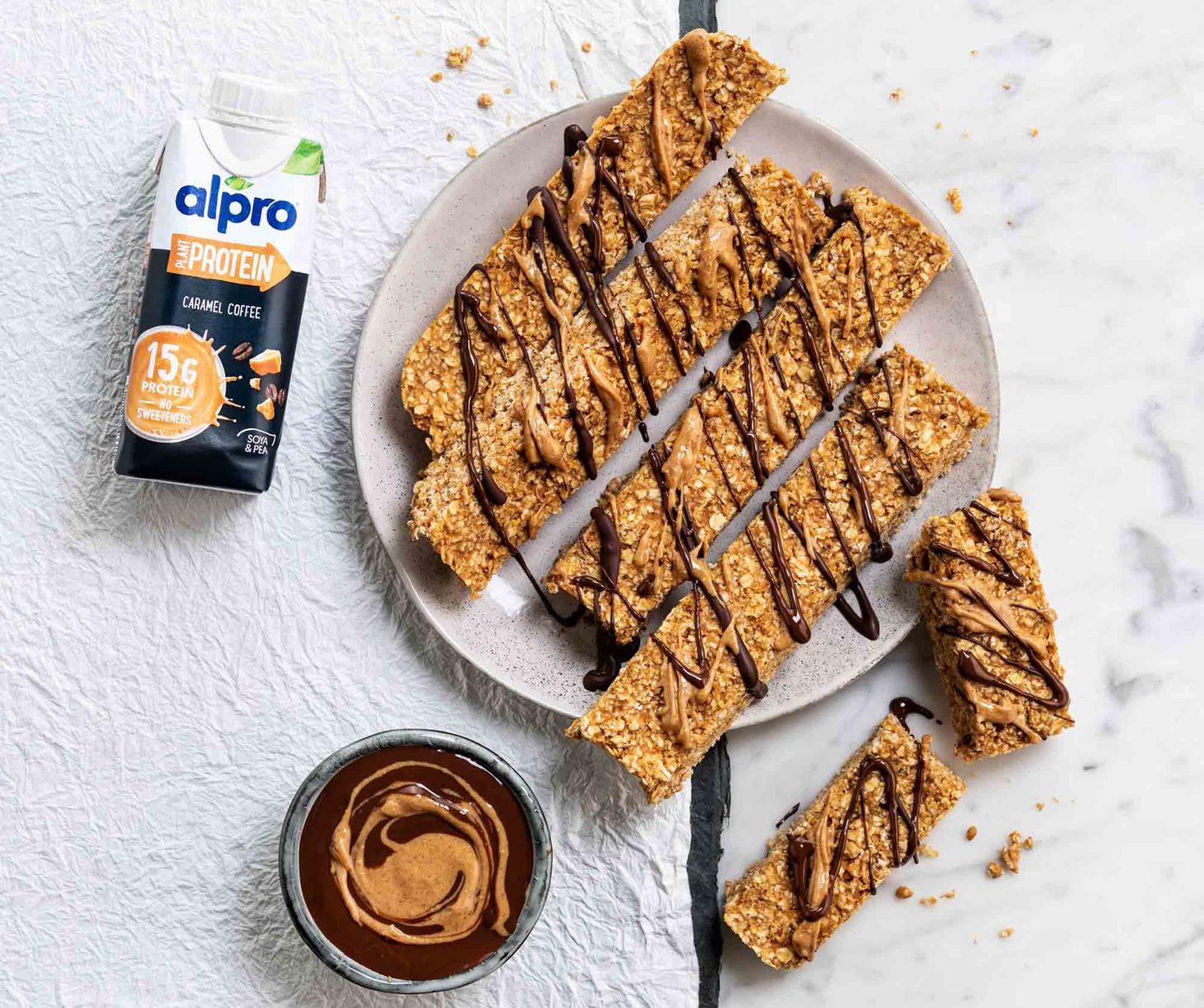 Alpro Napój Sojowy O Smaku Karmelu I Kawy - 3