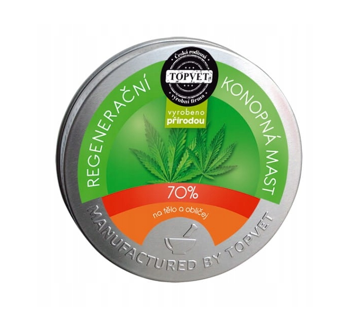 Topvet Maść konopna 70% regeneracyjna 100ml