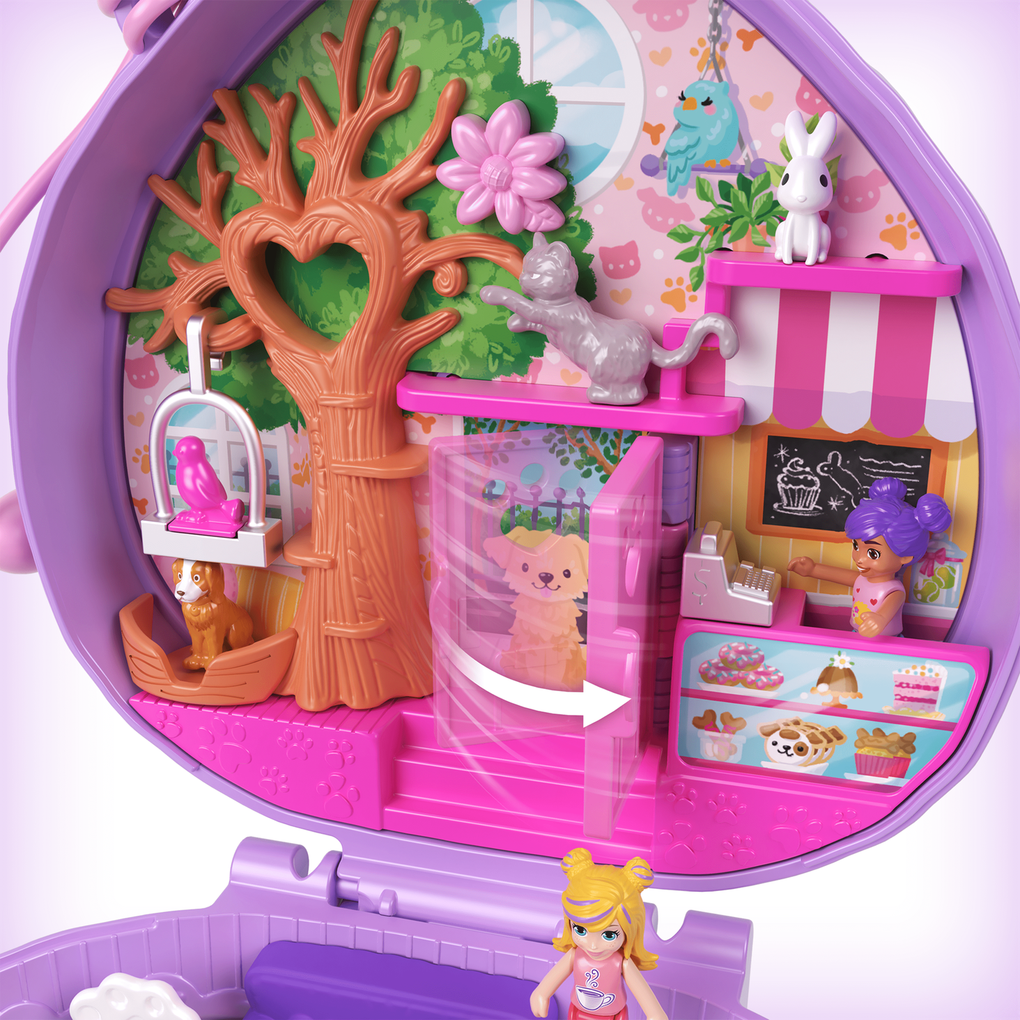 Mattel Polly Pocket zestaw Kawiarenka jeżyka 5