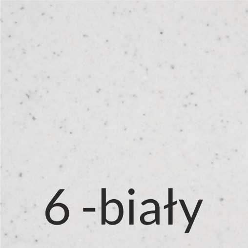 6 biały