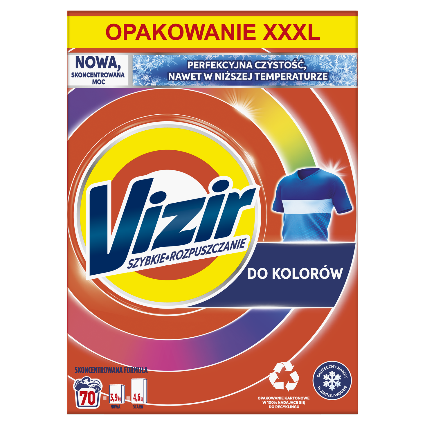 Vizir Proszek do prania Color, 70 prań zdj 3
