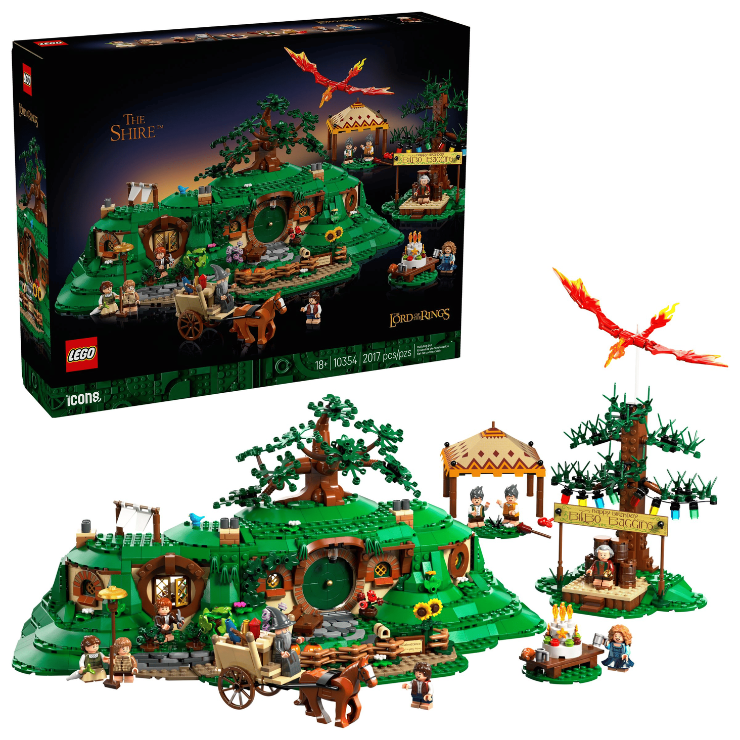 LEGO ICONS 10354 Władca pierścieni: Shire - 1