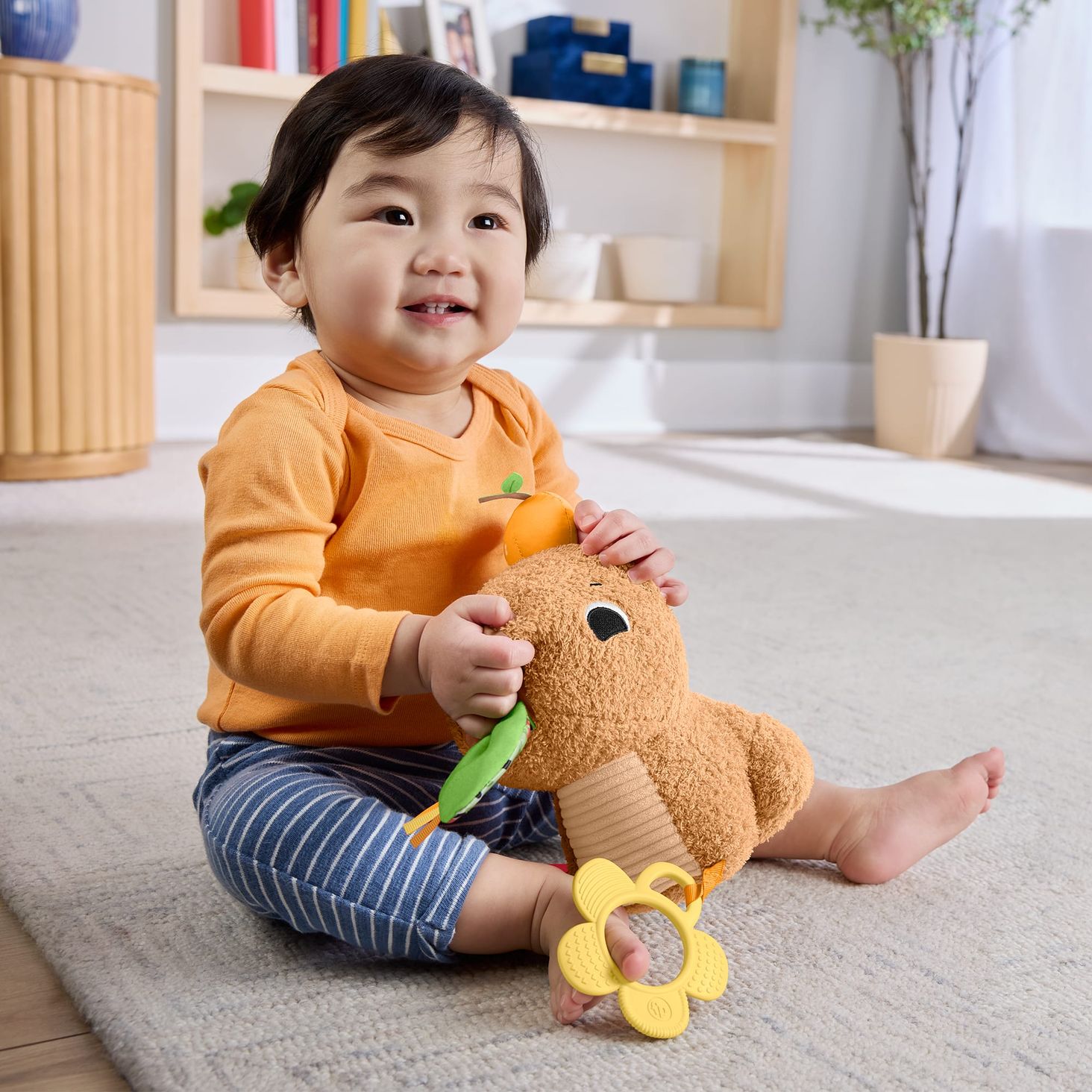 Fisher-Price Kapibara Sensoryczna przytulanka 5