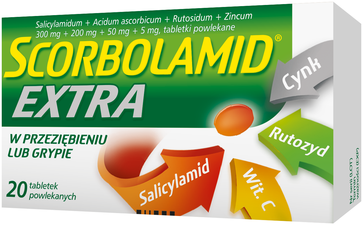 Scorbolamid Extra 20 tabl. opakowanie