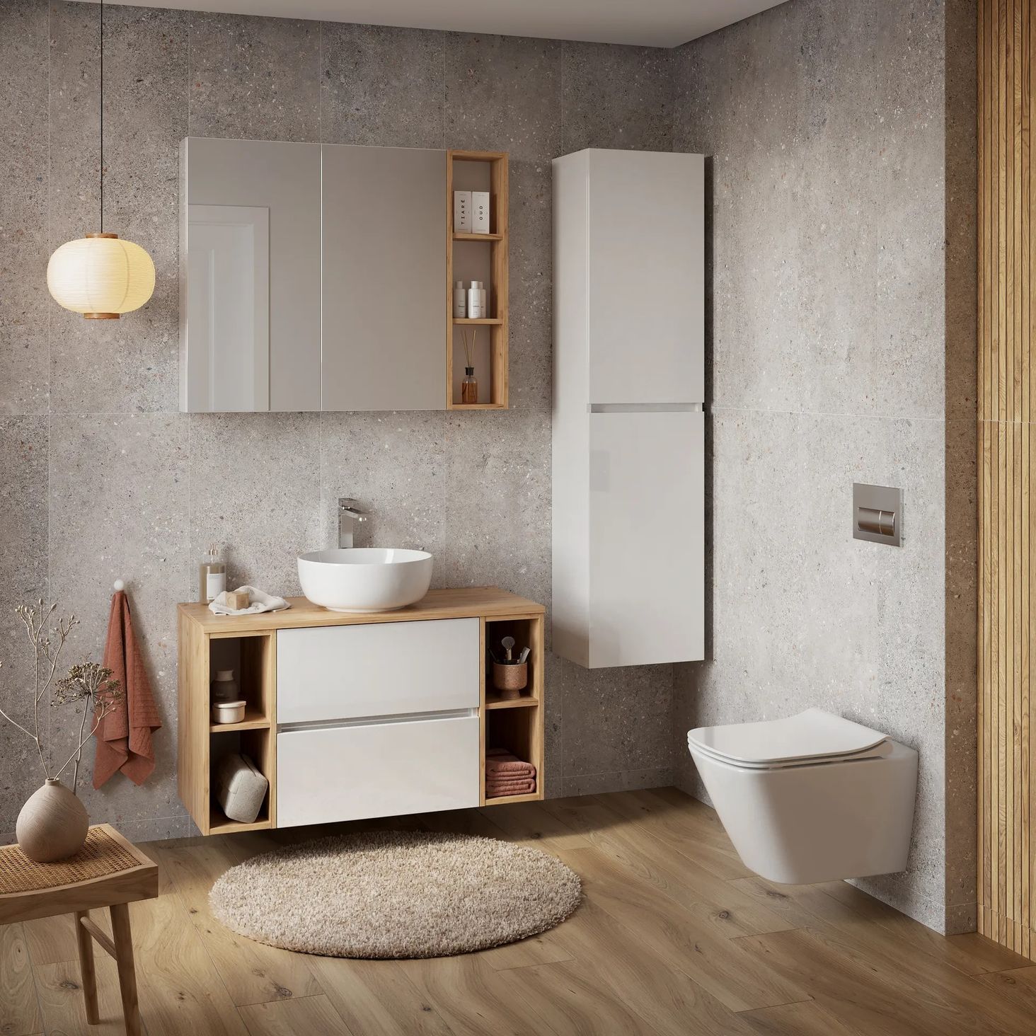Cersanit Malta 40 Biały Dsm S1014 013 zdj lifestyle 2