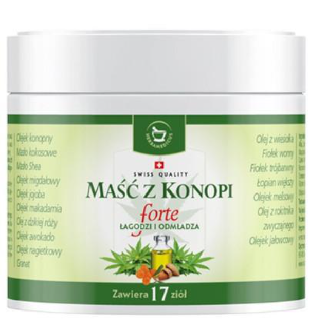 Herbamedicus Maść z konopi Forte Herbamedicus 125ml