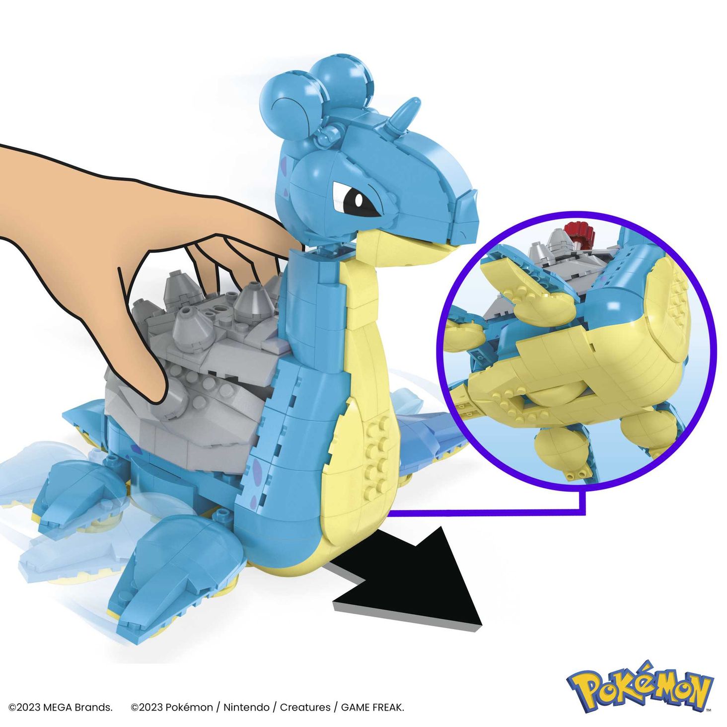 MEGA™ Pokémon™ Lapras Zestaw klocków 2