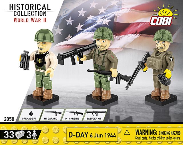 COBI WWII Figures & Accessories D-Day 6 Jun 1944 baner