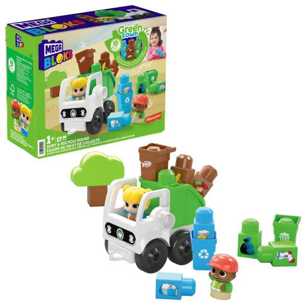 Mega Bloks® Green Town™ Ekośmieciarka 2