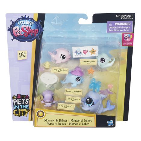 Littlest Pet Shop Rodzina morskich zwierzaków B7049