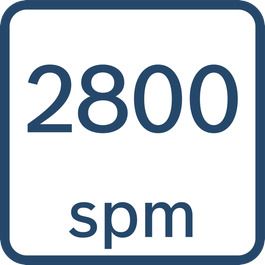 Nominalna prędkość skokowa bez obciążenia 2 800 min–1