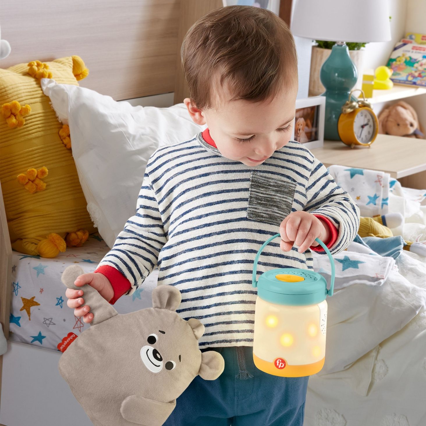 Fisher-Price Fotelik-bujaczek pastelowy