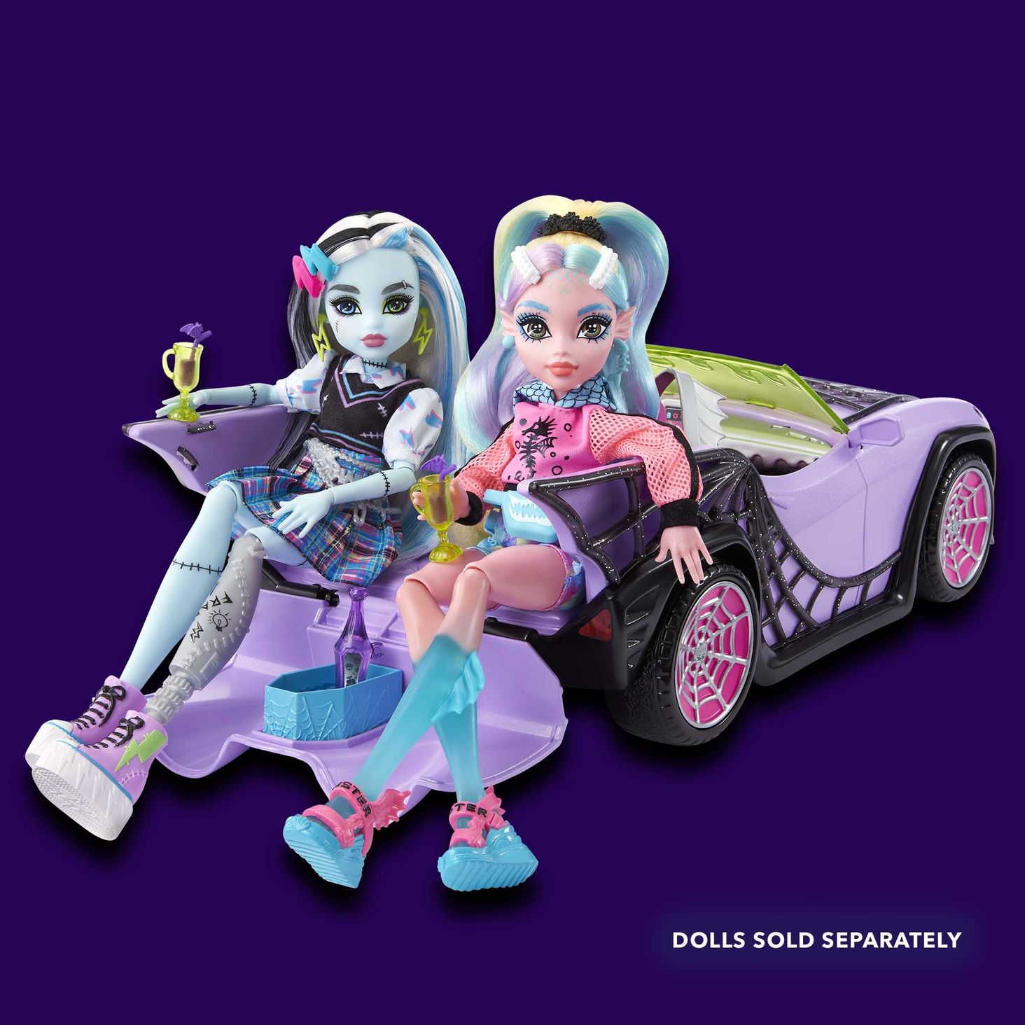 Monster High™ Fioletowy kabriolet 8