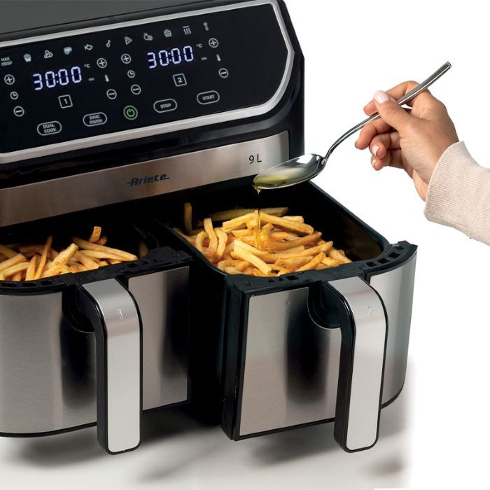 Ariete Air Fryer Dual Metal 4625/00 -zdjęcie 2